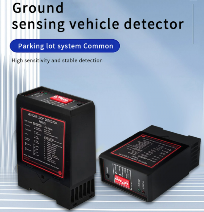 PD132 Single Channel Induction Vehicle Loop Coil Detector Sensor For ...