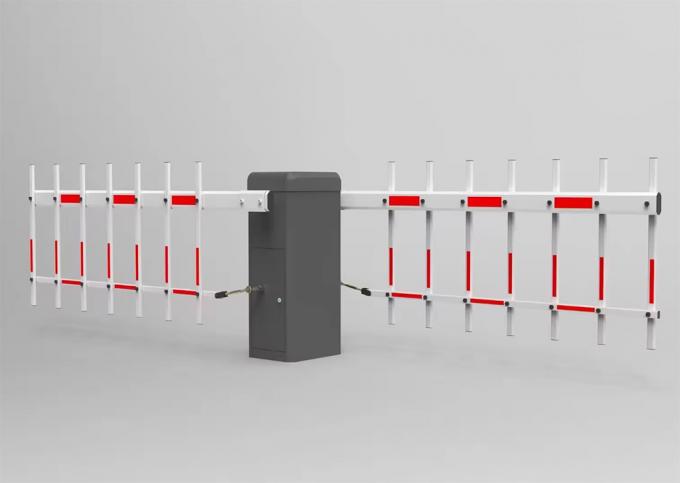 Two-way Street Barrier Gate One Case With Dual Motors Support Max 6 ...
