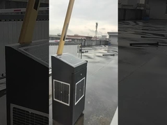 New Energy DC Brushless Motor Solar Frequency Conversion Boom Barrier Gate For Parking Lot