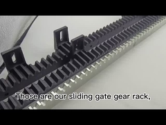 Factory Direct M4 Straight Galvaznied Metal Steel Gear Rack For Automatic Sliding Gate Opener