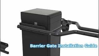 DZ-2307 barrier arm installation video
