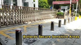 Shenzhen Radio, Film and Television Group's automatic rising bollards Case 