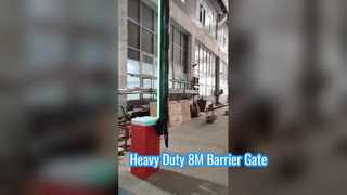 Heavy Duty 8M Fence Arm DC Brushless Motor Boom Barrier Gate for Parking and Traffic Control