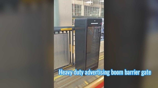 Heavy duty advertising barrier gate
