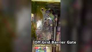 Solar Panel Boom Barrier Gate