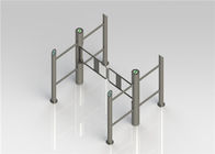 Programmable Card Reader / Writer Pedestrian Swing Gate With 180 Degree Angle