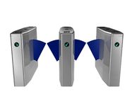 Optical CE Approved Flap Barrier Gate Half Height Turnstile With Led Indicator