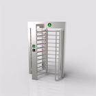 High Security 120 Degree Full Height Sliding Turnstile Overhead Canopy Access Control System