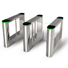 Face Recognition Temperature Detection RFID Reader Fingerprint Access Control Security Swing Barrier Gate
