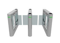 Biometric Wing Swing Arm Turnstile Hitech Core Access Control 1.5mm Frame