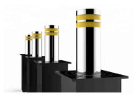 Reflective Strip Automatic Rising Bollards 316 Stainless Steel AC220V Power Supply Hydraulic