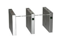 Flow Access Control Turnstile Barrier Gate Fingerprint Face Recognition System With Single Arm