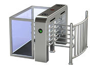 Semi Automatic Security Half Height Turnstile Compatible IC / ID Card