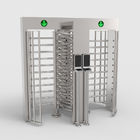 SS304 Full Height Barriers Biometric Recognition Fitness Centre Rotor Turn Style