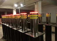 316 Stainless Steel Automatic Security Bollards , Electric Road Safety Bollards