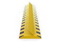 High visibility Yellow Black A3 Steel Spike Barrier For Traffic Control System