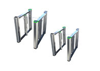 Face Recognition IP54 RS485 Biometric Swing Gate 10mm acrylic