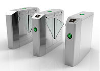 0.2s 40persons/min RS485 Bi Directional Flap Turnstile