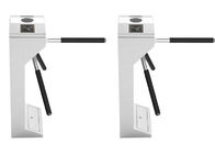 SS304 Access Control Vertical Tripod Turnstile IP44 With Foam Protection