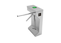 Wire Drawing IP44 DC24V Waist High Turnstile Semi Automatic 60W