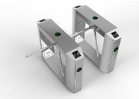 1.2mm  SS304 Ticket Tripod Turnstile Gate 0.2S Self Resetting Dry Contact