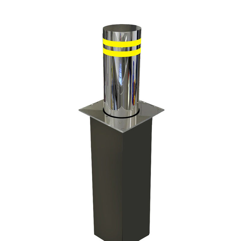 SS304 Gas Spring Semi Automatic Rising Bollard 600mm