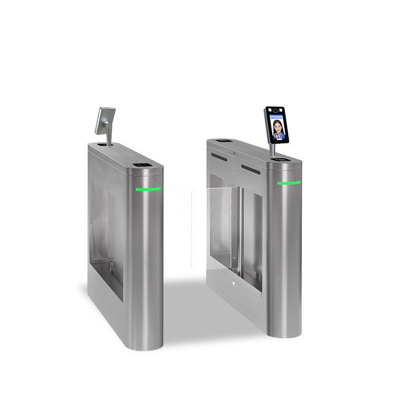 TCP/IP Access Control Noise Free SS304 Swing Barrier Gate for Metro Station