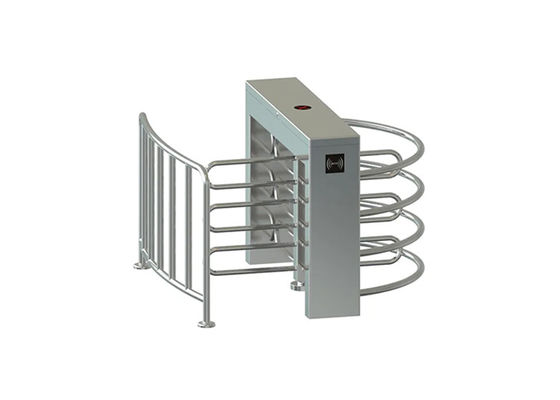 Security 304 Stainless Steel Turnstiles 90 Degree Rotor Half Height Turnstile