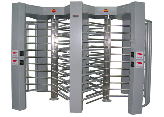 316 Stainless Steel Full Height Turnstile Double Door With Access Control Software