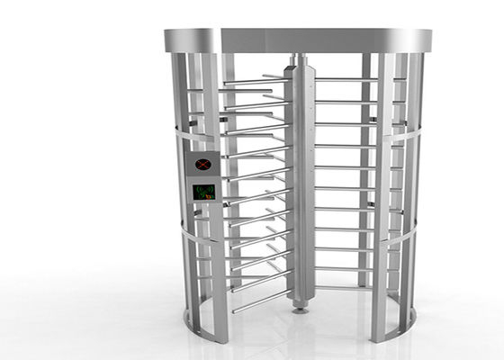 RFID Barcode Reader Full Height Turnstile with DC 24V Operation and Anti-Tailgating Mechanism for Dual Access Control