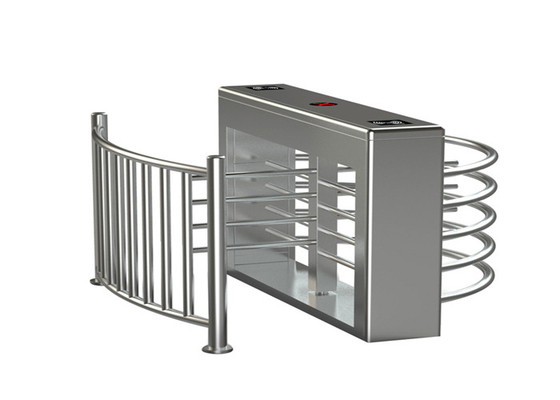 Semi Automatic 304 stainless steel entrance turnstile security gate heavy duty