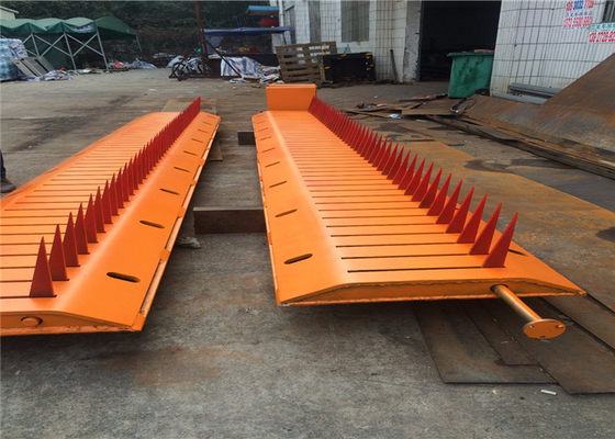 6 Meter long electric power high speed electromechanical road spikes 40 Tons load capacity