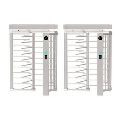 90 / 120 Degree Rotation Full Height Turnstile Gate Semi Automatic 650mm Passage Width