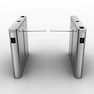 Smart PLC Control 304 Stainless Steel Access Control Turnstile Gate Drop Arm Turnstile