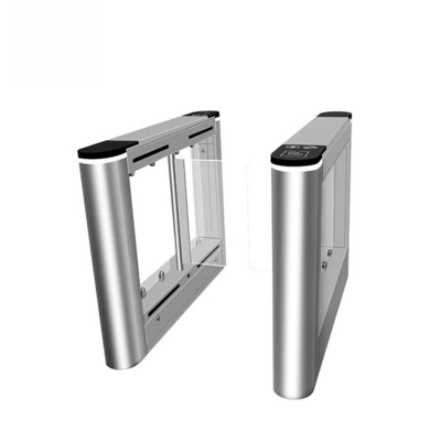 Pedestrian Security Swing Turnstile Gate Face Recognition Thermal Access Control Channel