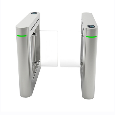 Pedestrian Security Swing Turnstile Gate Face Recognition Thermal Access Control Channel