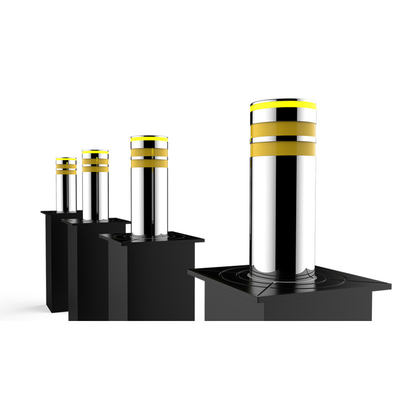 Electric Hydraulic Rising Bollard 304 316 Stainless PLC Control For Outdoor Vehicle