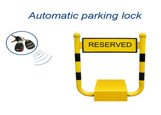 U Shape Vehicle Parking Reservation Lock , Car Parking Space Barriers 433mhz Frenquency
