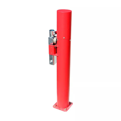 Light Weight 2.5 Meter Automatic Parking Barrier Gate Dc12v 24v Round Pole