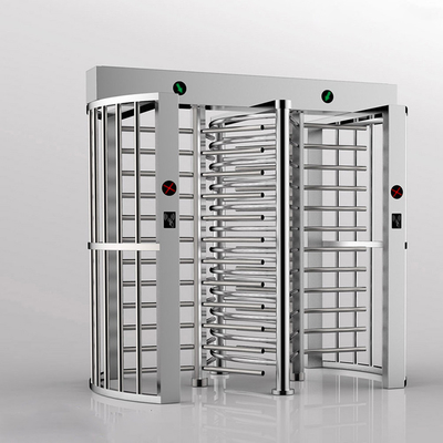 Dual Lane Security Gate Turnstile 304 Stainless Steel Mild Steel Painting Outdoor Waterproof