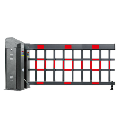6m Fencing Length Automatic Boom Barrier Gate 100% Duty Cycle Heavy Duty OEM ODM