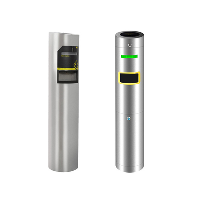 304 Stainless Steel Dropbox Card Collector Access Control Turnstiles For Public Passageway
