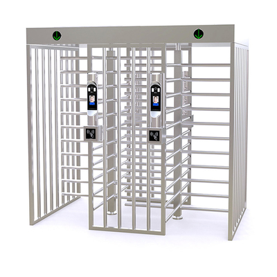 Motorized Anti Crawling Full Height Turnstile 316 Stainless Steel Anti Pass Back