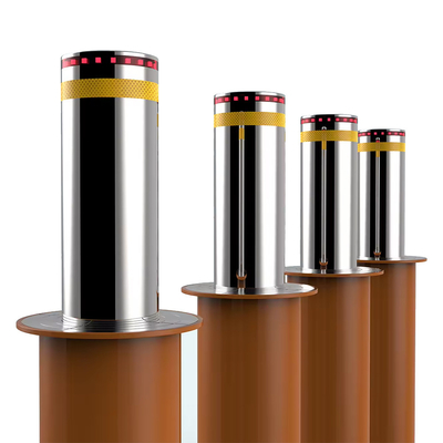 Stainless Steel Parking Removable Automatic Rising Bollards For Driveways