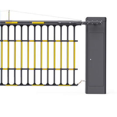 Heavy Duty Speed Adjustable Automatic Airborne Barrier Gate High 6 Meter Fencing Arm 250W BLDC Motor