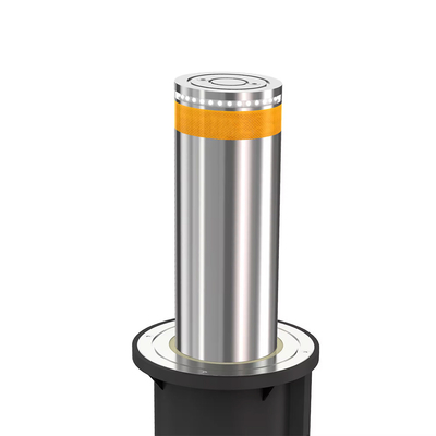SS316 Traffic Barrier Automatic Retractable Bollard For Parking Lot
