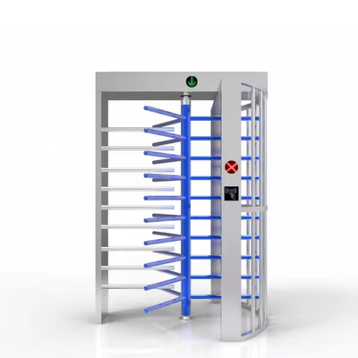 Colorful Cabinet Full Height Turnstile Gate Security Systems for Gymnasium Access Control