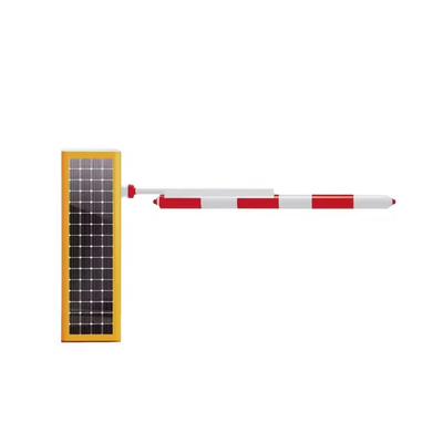 Embedded Solar Panel Parking Lot Barrier Gates New Energy Rechargeable Battery Non-Spring Mechanism
