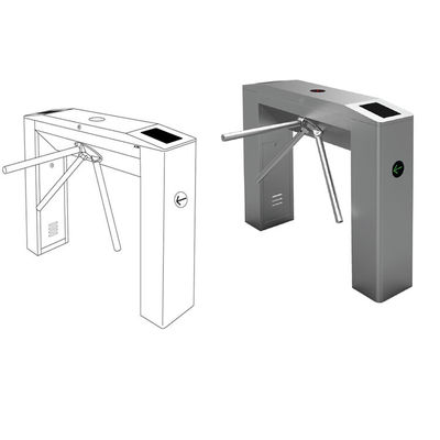 Anti-Tailgating Waist Height Tripod Turnstile Barrier with 304 Stainless Steel Material