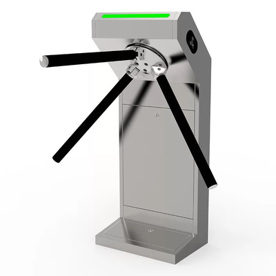 Pedestrian Bi-Directional Tripod Turnstile Gate Weatherproof 1.5mm Thickness Frame
